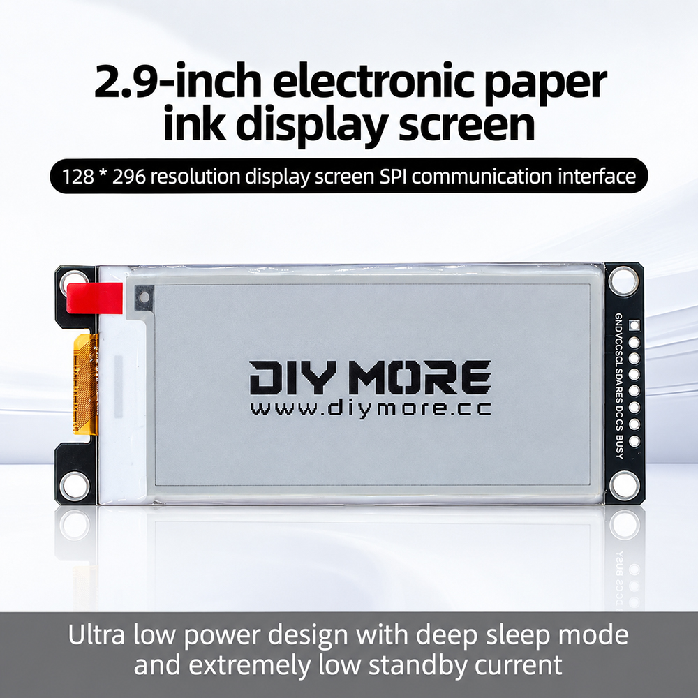 2,9'' Layar Hitam Putih Merah  - Display Epaper 2.9 ulasan dan harga