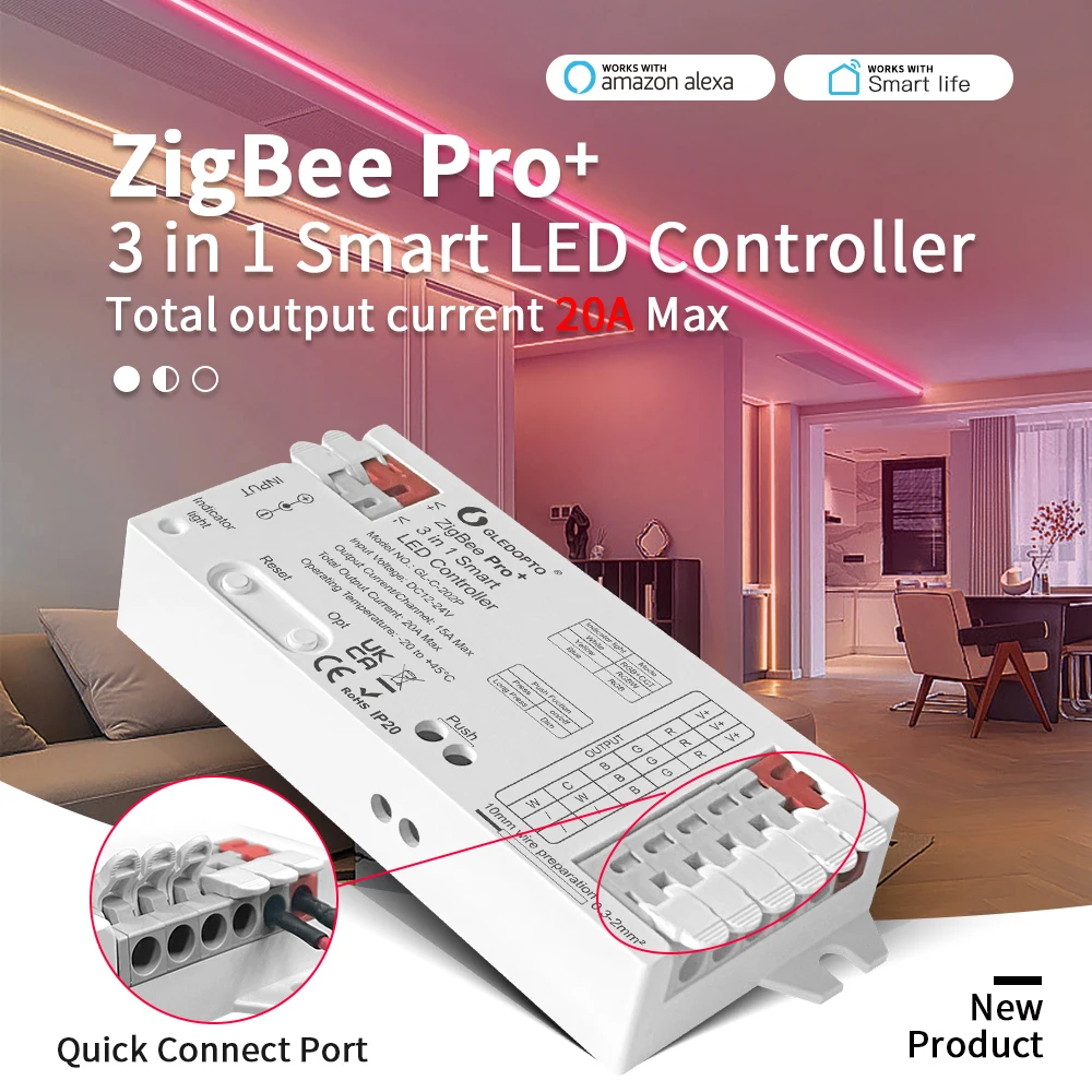 GLEDOPTO ZigBee 3.0 Pro + 3 in - Zigbee Coordinator Stick ulasan dan harga